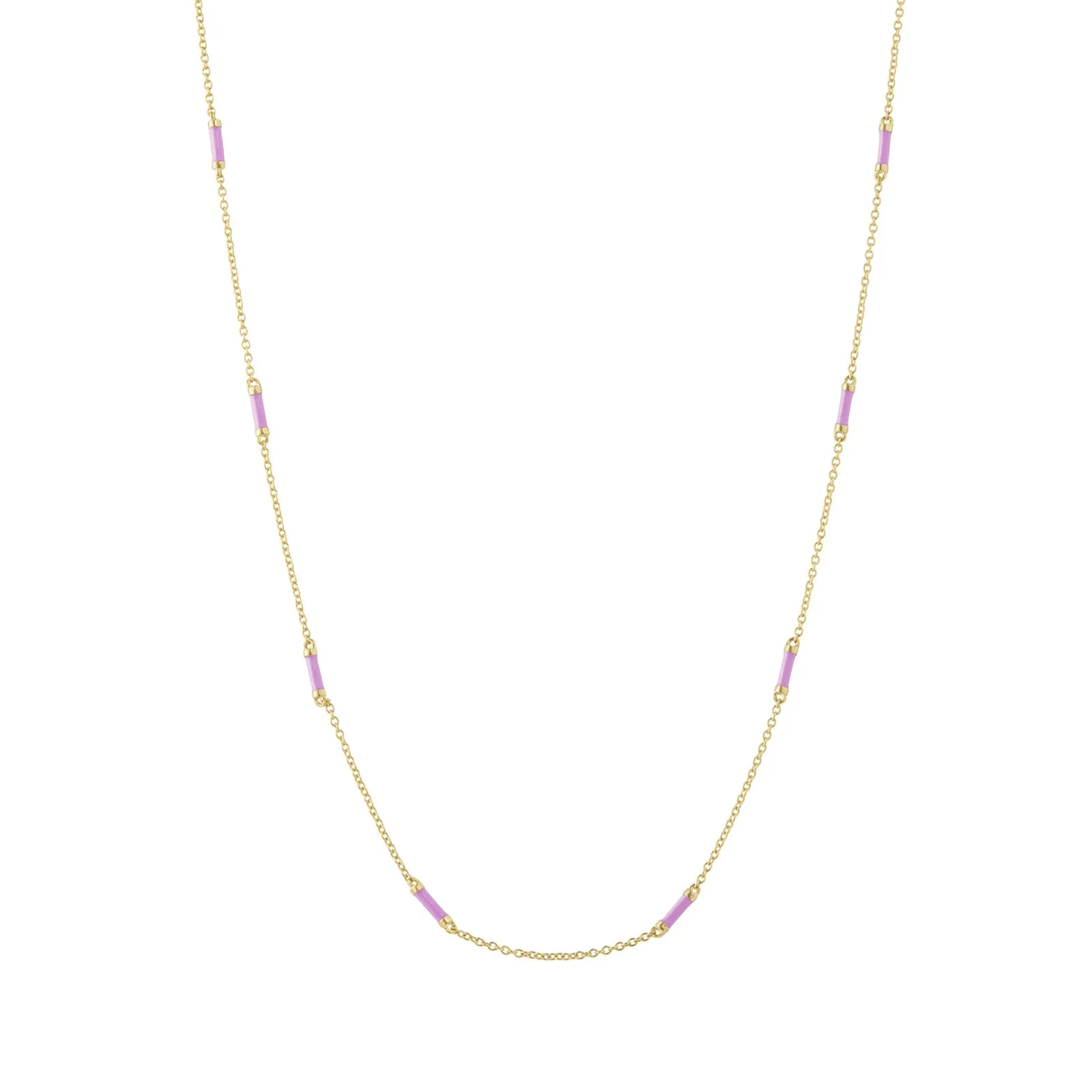 18" Peony Bar Chain Necklace
