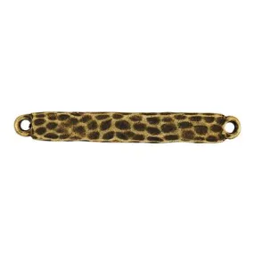 36mm Antique Brass Textured Bar Link