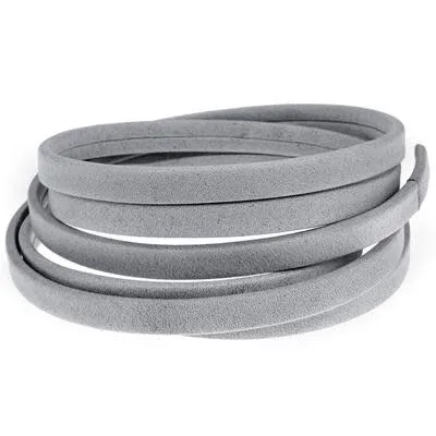 5mm Soft Grey Arizona Flat Leather by the Foot