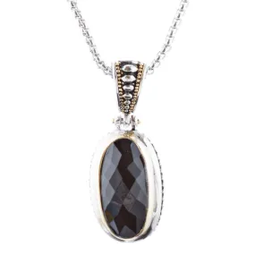 Beautiful Simple Classy Pendant Charm Two-Tone Fashion Necklace N97 SV