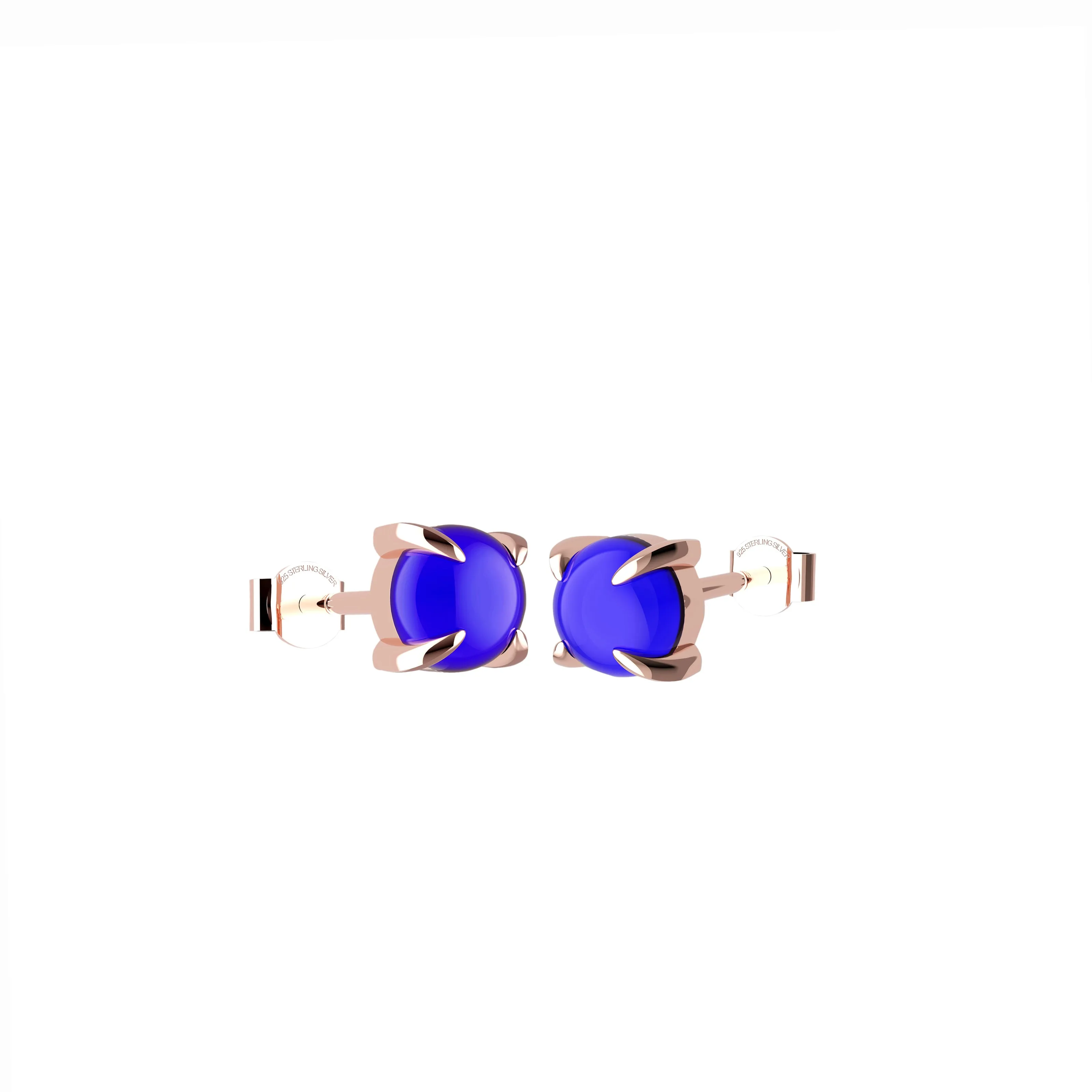 Blue Sapphire Earring Studs