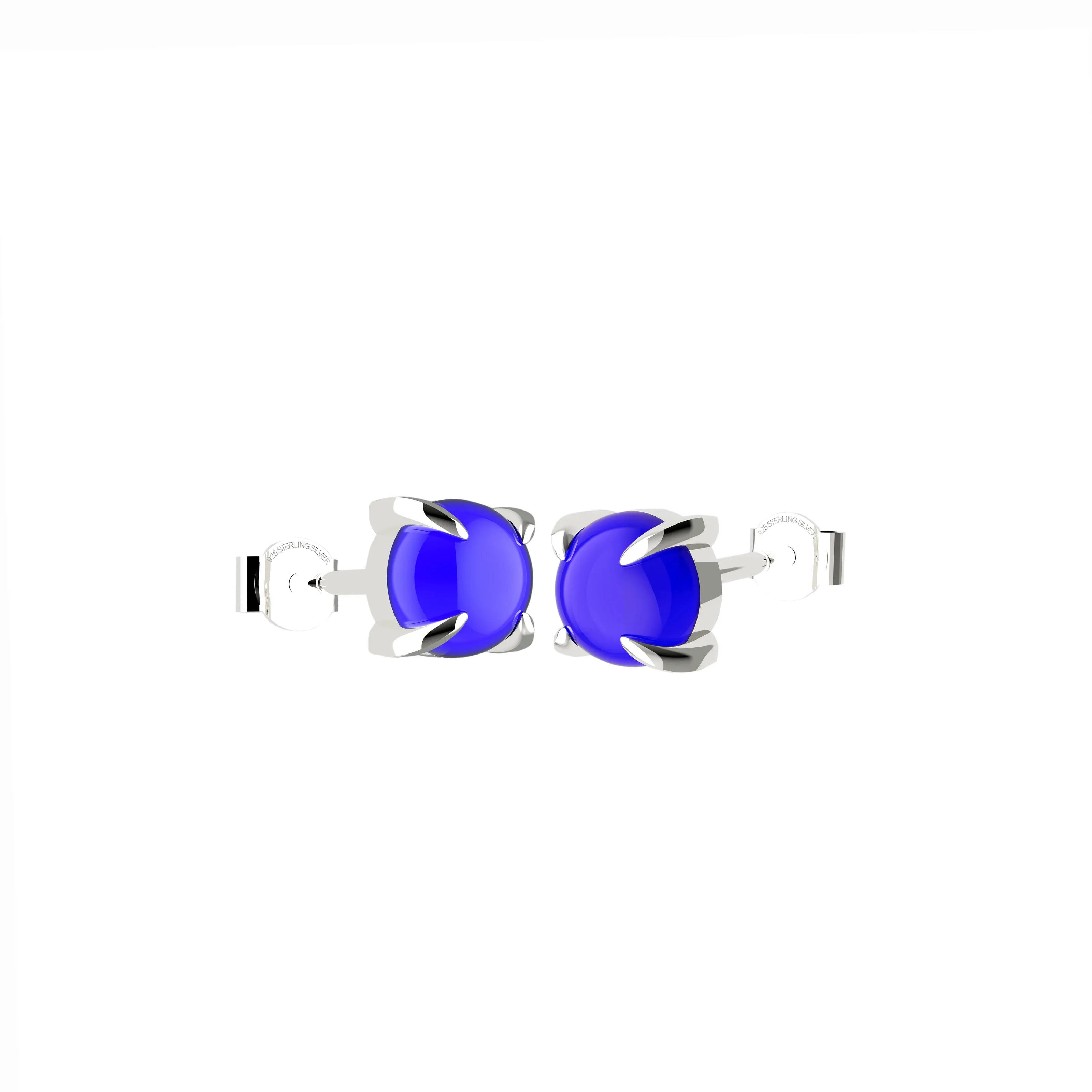 Blue Sapphire Earring Studs