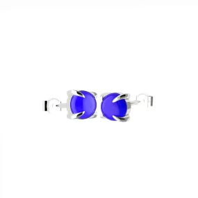 Blue Sapphire Earring Studs