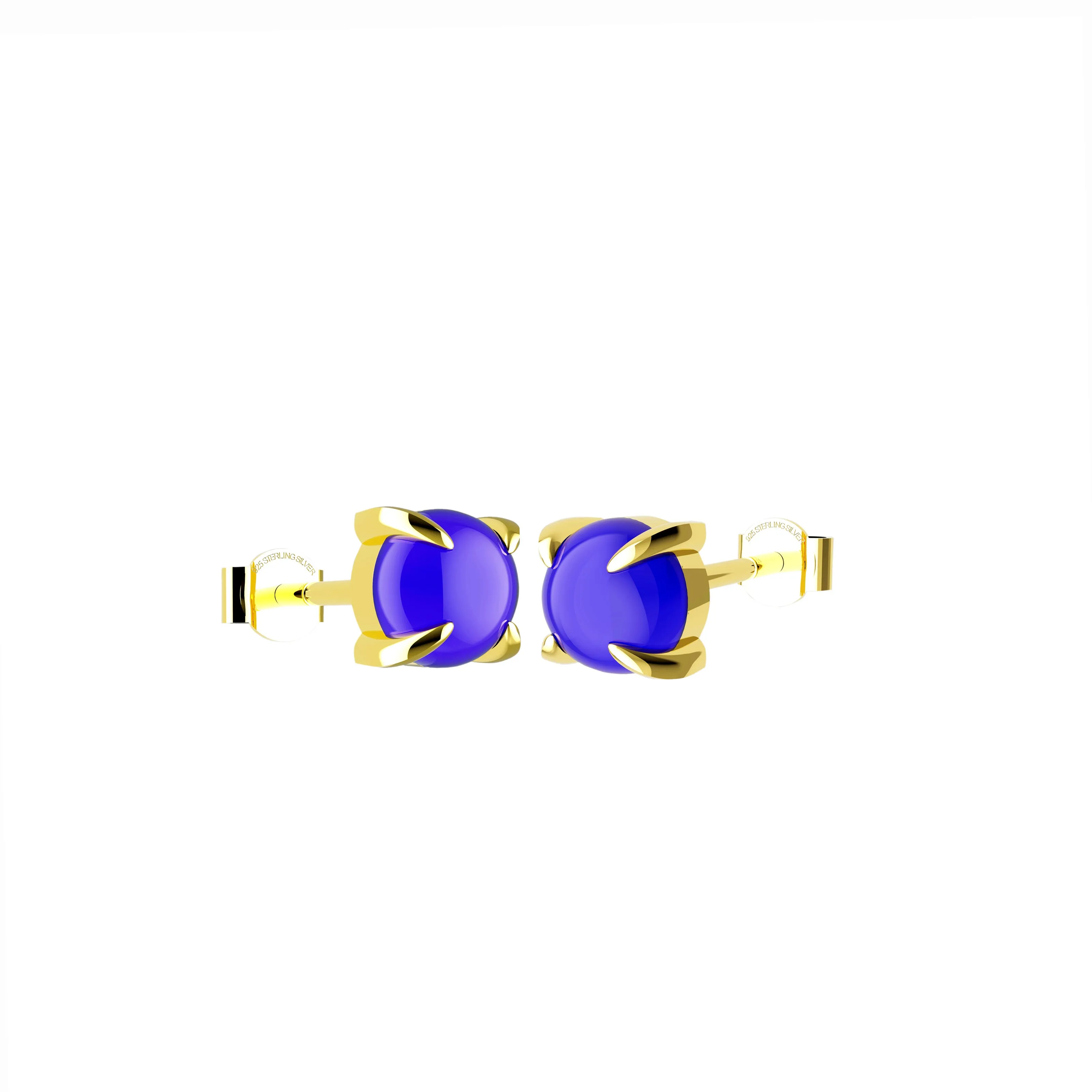 Blue Sapphire Earring Studs
