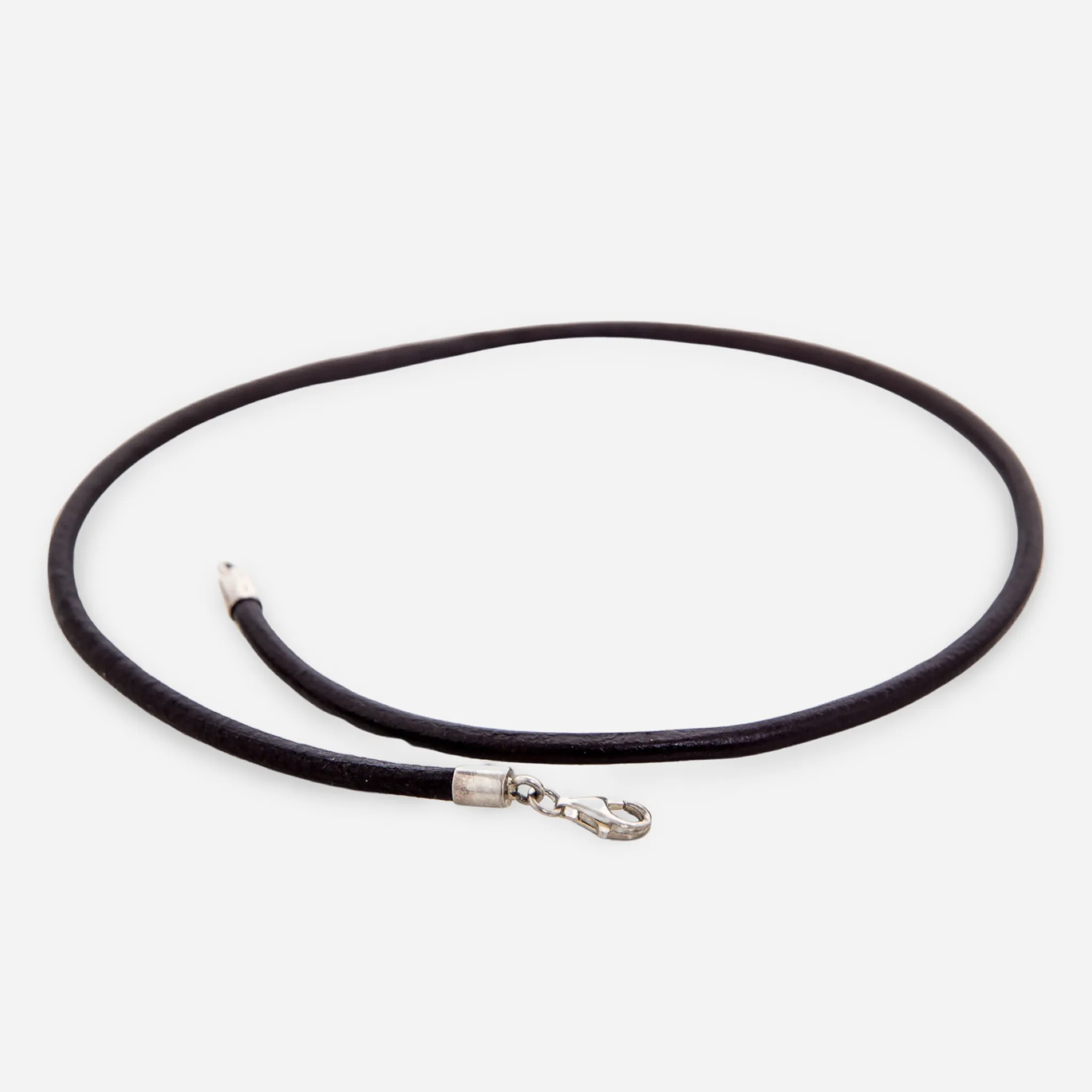 Brown Chunky Leather Choker