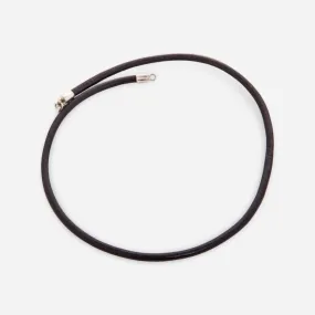 Brown Chunky Leather Choker