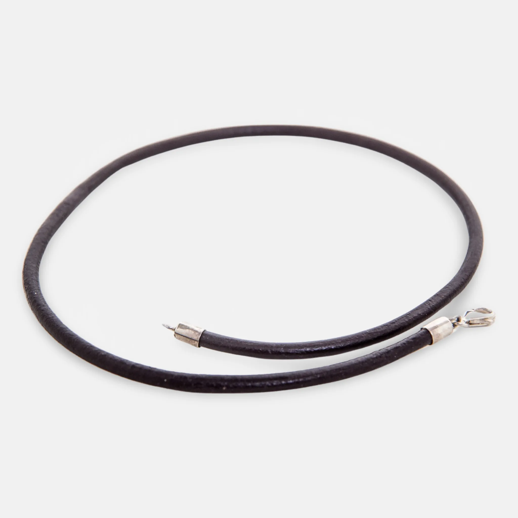 Brown Chunky Leather Choker