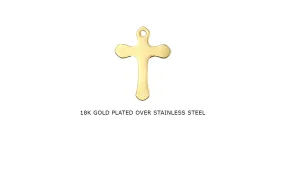 CS1046 Stainless Steel Small Cross Charm