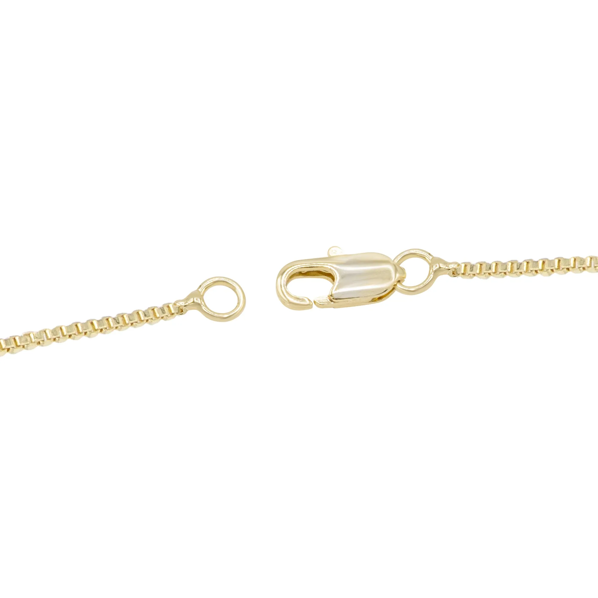Cubic Zirconia 14K Gold Filled Love Pendant Necklace Set