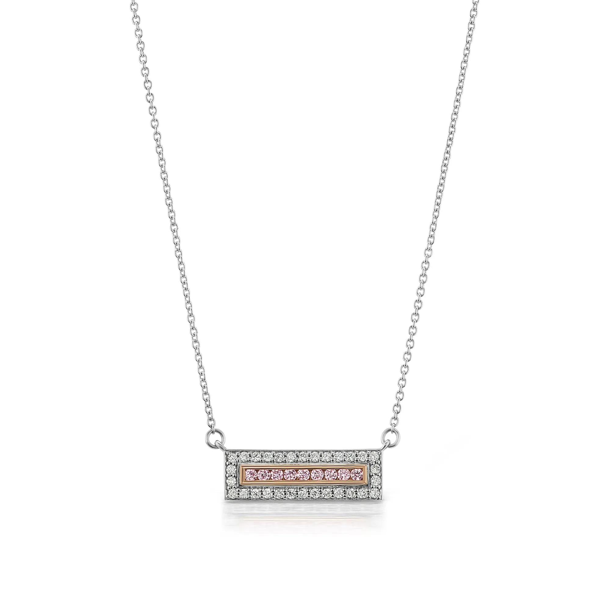 Diamond Bar Necklace