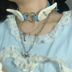Harajuku Angel Wings Choker