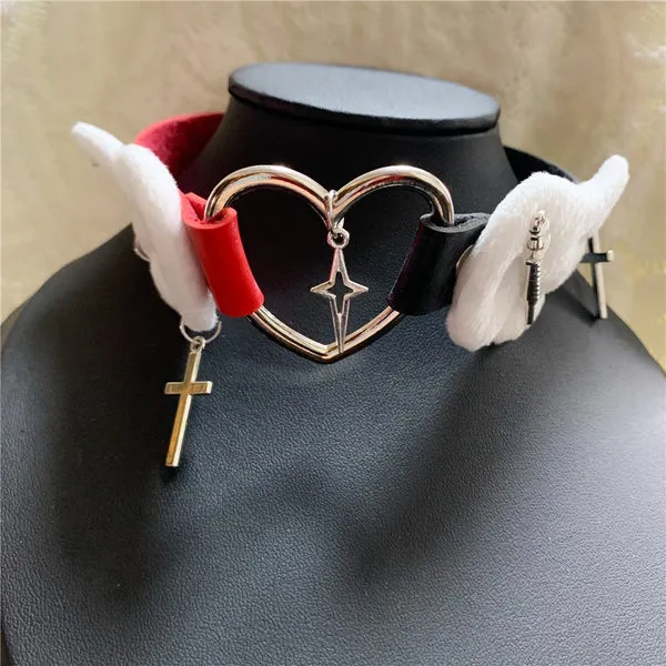Harajuku Angel Wings Choker
