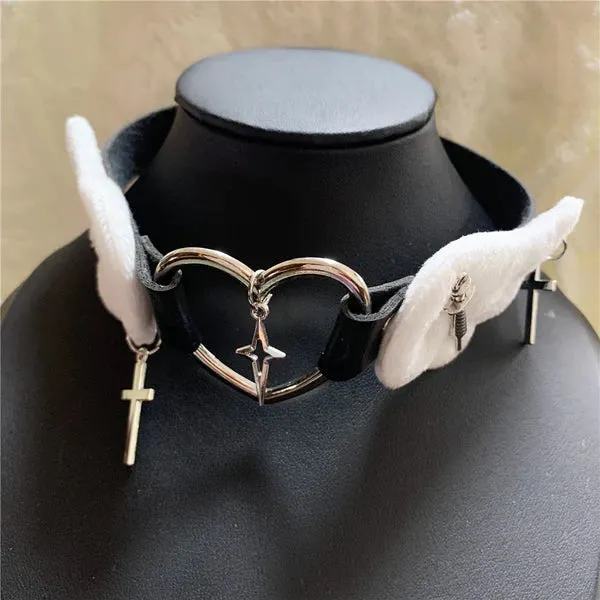 Harajuku Angel Wings Choker