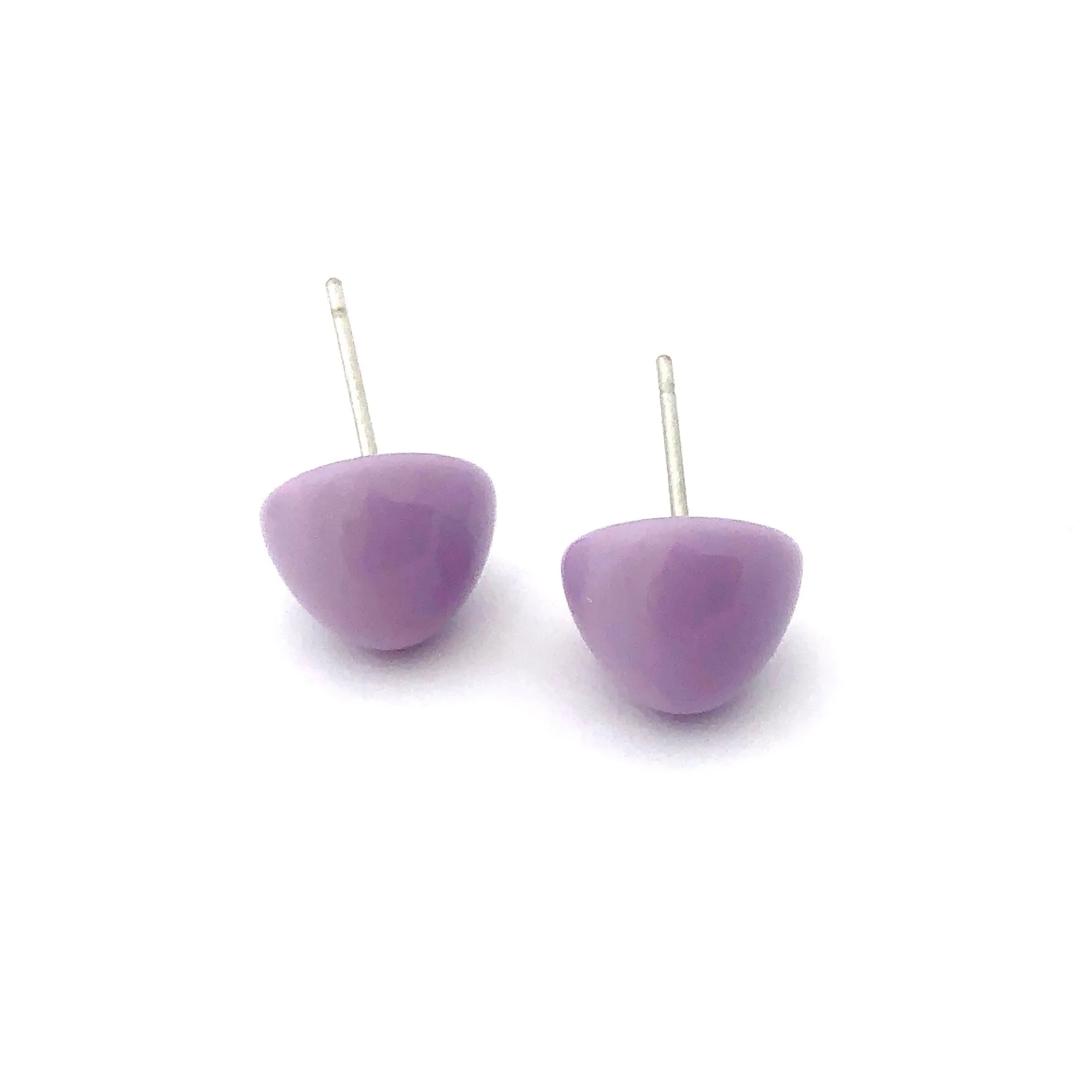 Lavender Gumdrop Stud Earrings