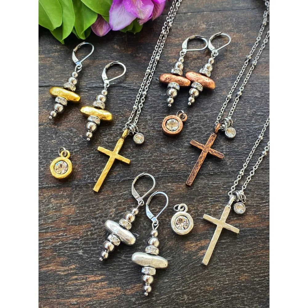 RUSTIC CAIRN EARRINGS