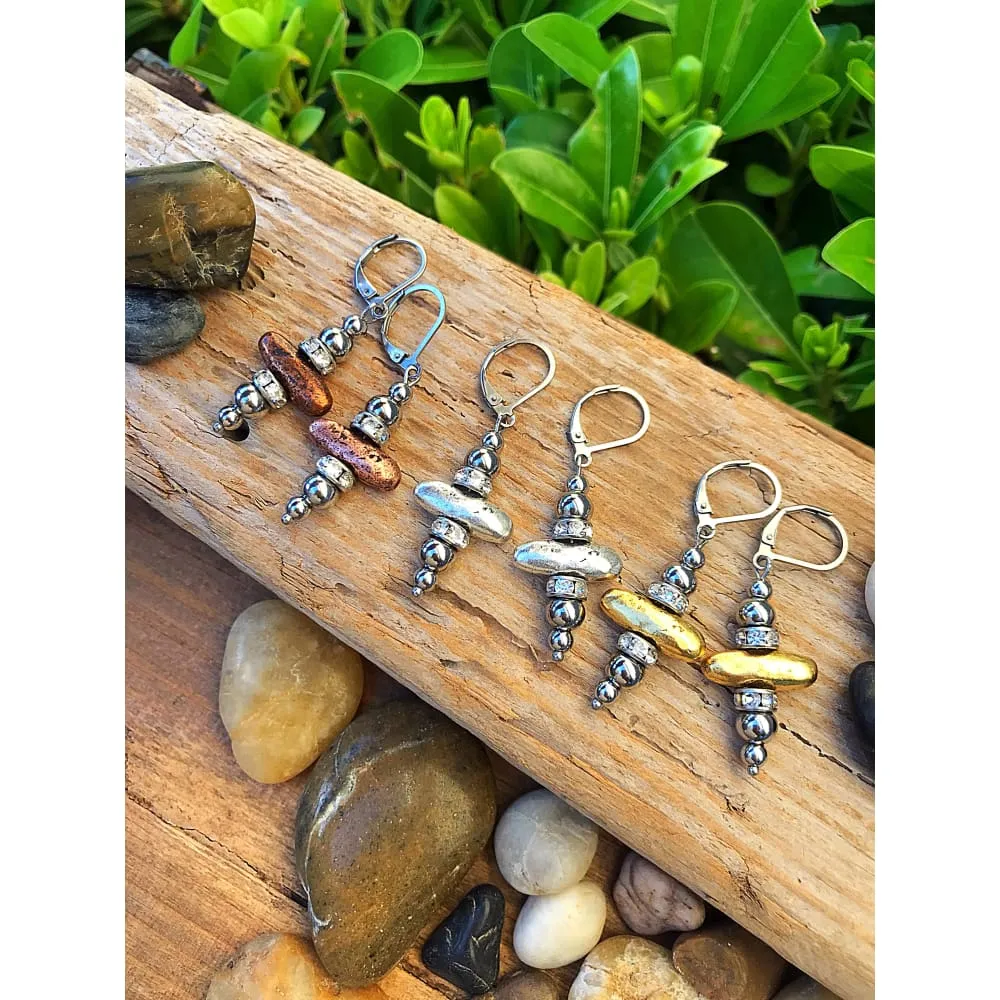RUSTIC CAIRN EARRINGS