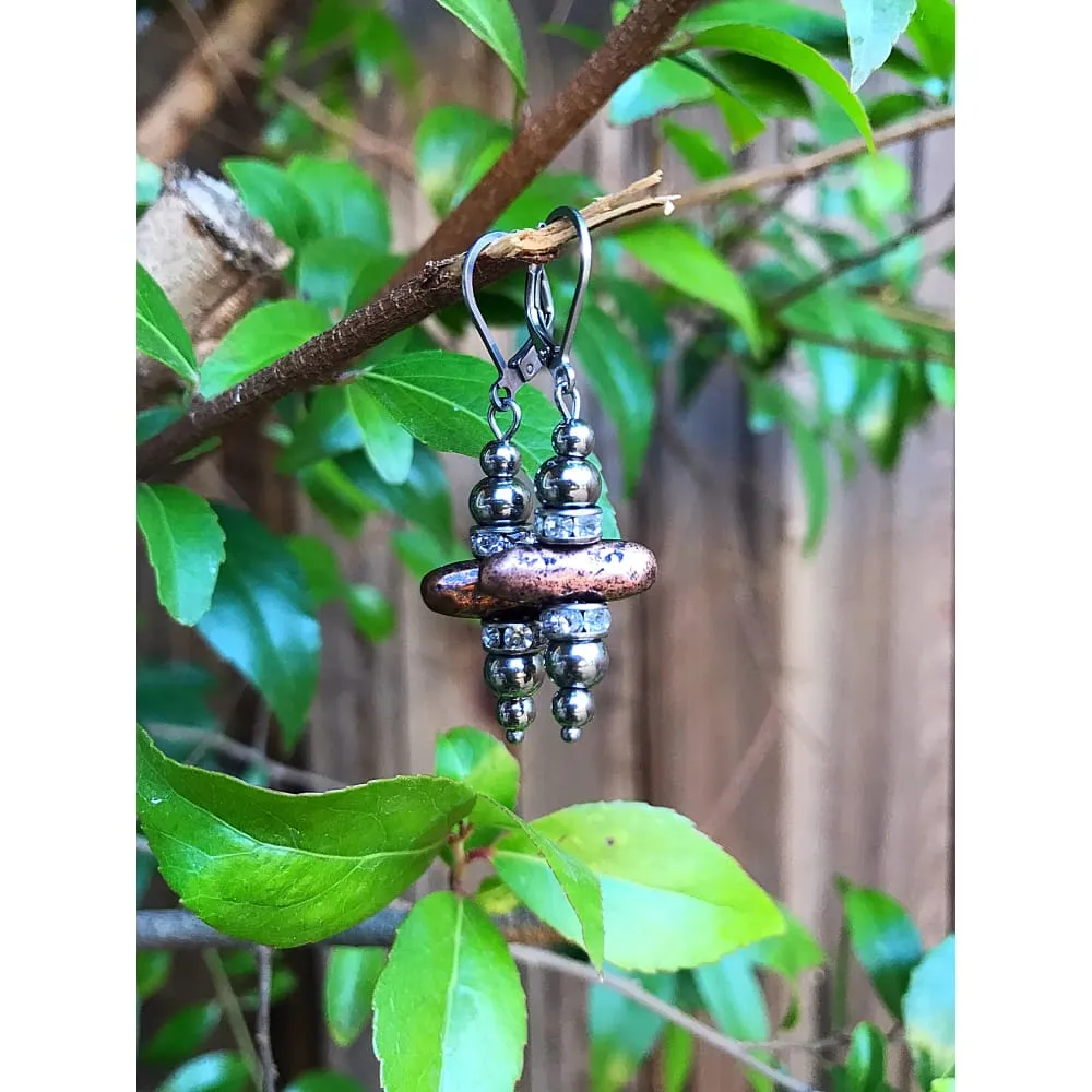 RUSTIC CAIRN EARRINGS