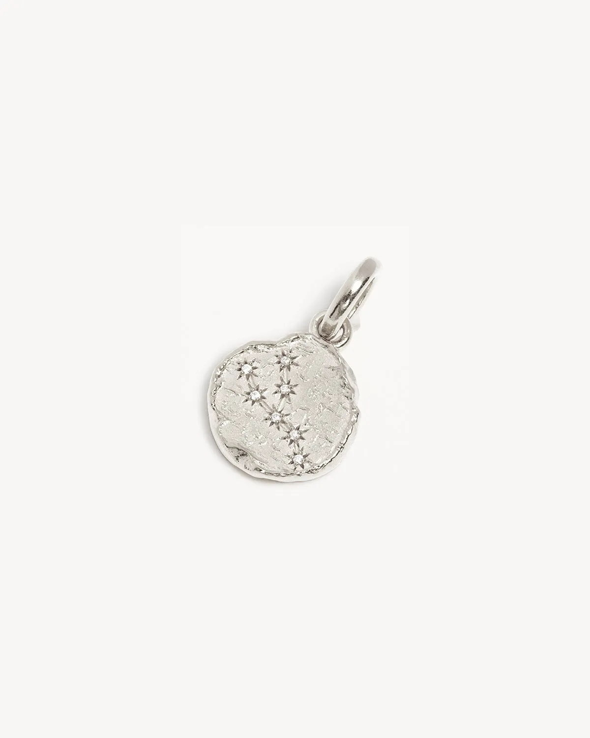 Sterling Silver Cosmic Love Zodiac Annex Link Pendant - Taurus