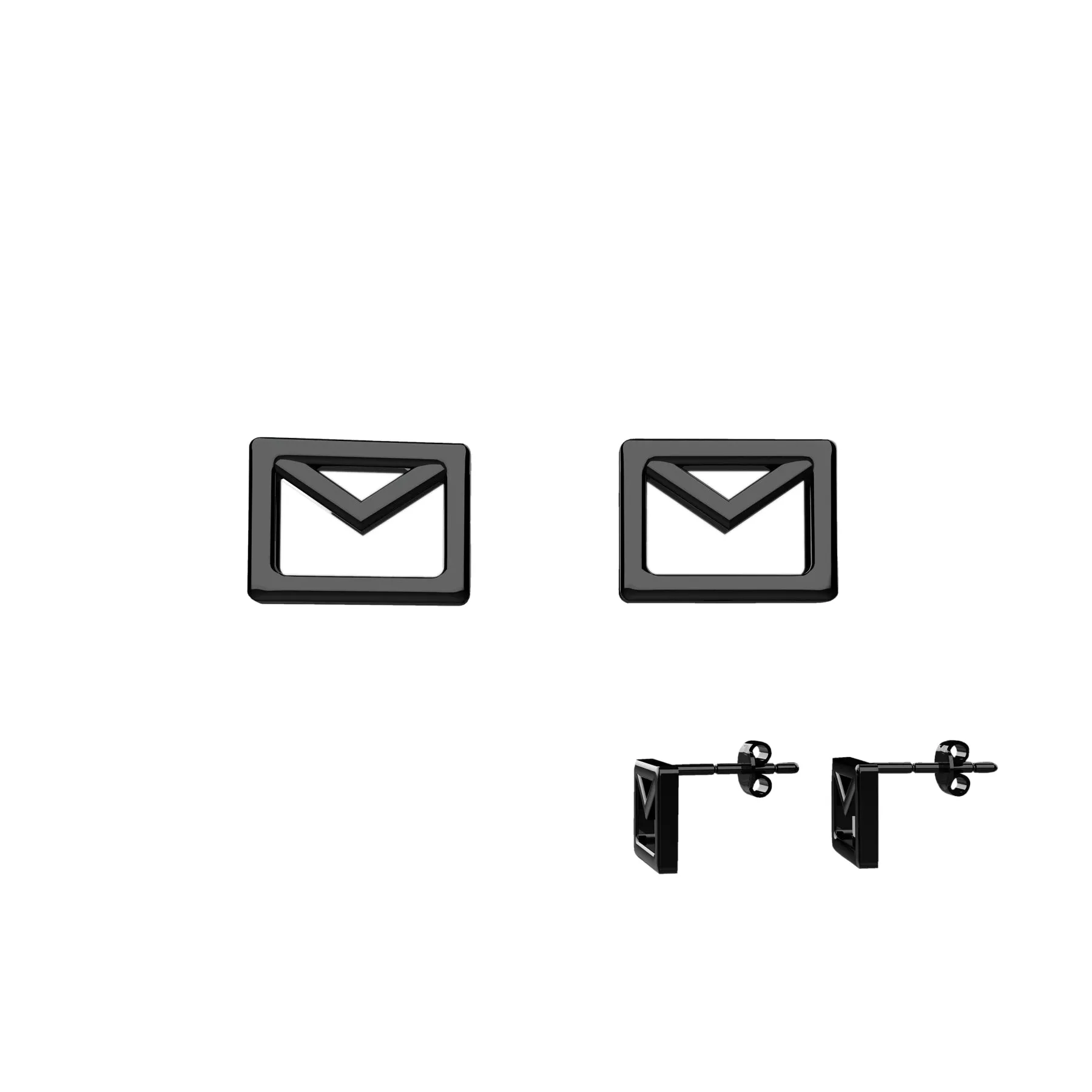 Tiny cute Envelope Stud Earrings