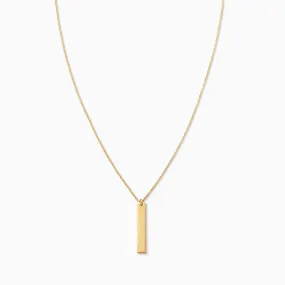 Vertical Bar Necklace